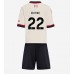 Liverpool Hugo Ekitike #22 Bortedraktsett Barn 2025-26 Kortermet (+ Korte bukser)